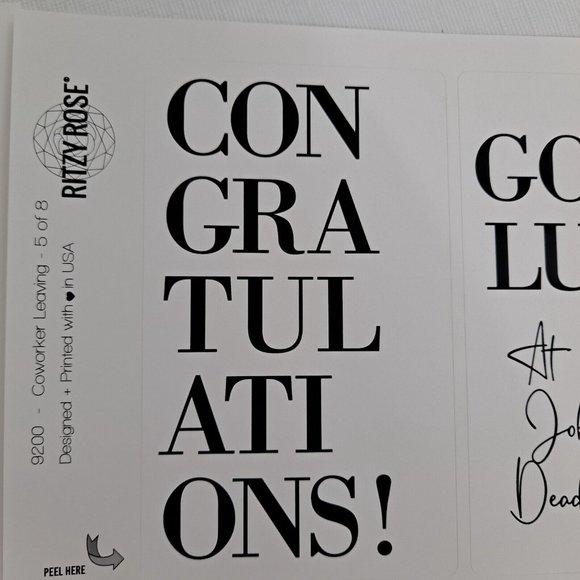 Wine Bottle Retirement Party Labels Stickers 8 piece - Picture 7 of 11